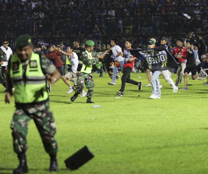 At least 125 dead in soccer stadium stampede in Indonesia