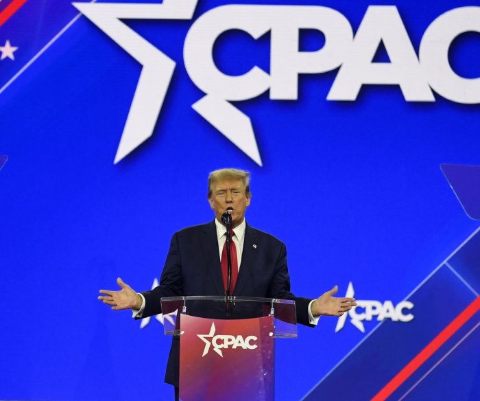 Trump promises massive 'deportation' in CPAC speech, heads to S.C.