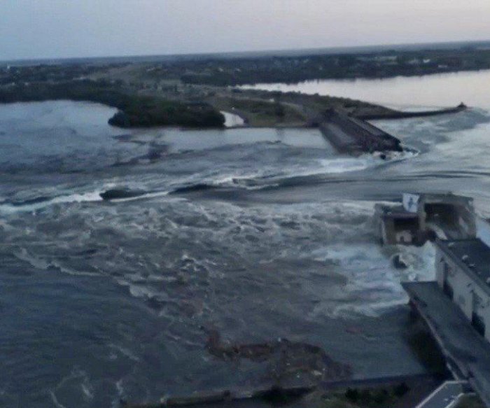 Major dam in Russia-occupied Ukraine destroyed; thousands evacuated