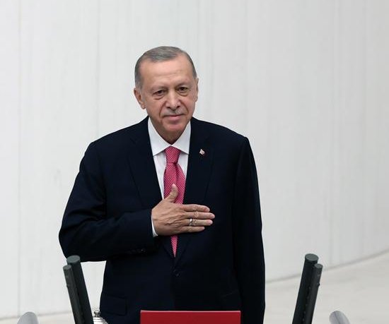 Turkish President Recep Tayyip Erdogan sworn in for third term