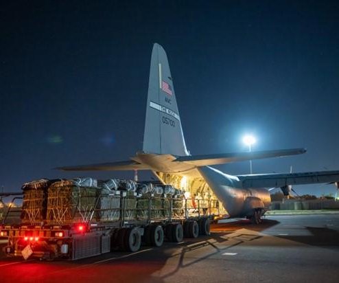 First U.S. humanitarian aid successfully air-dropped in Gaza
