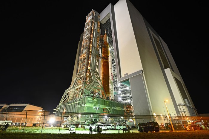 NASA's biggest rocket, SLS, gets ready for moon mission