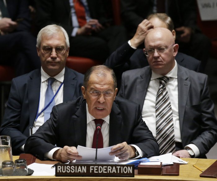 Lavrov says Russia was forced to invade Ukraine