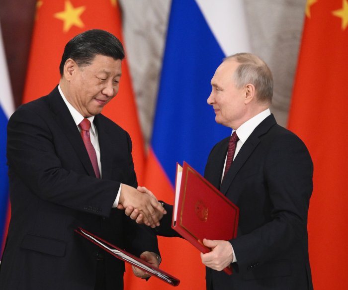 Xi Jinping, Vladimir Putin discuss Ukraine, denounce 'bloc confrontation'