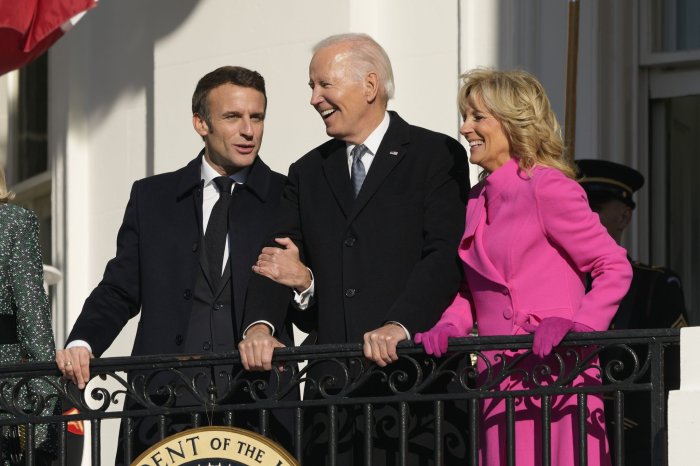 Joe Biden hosts Emmanuel Macron on state visit