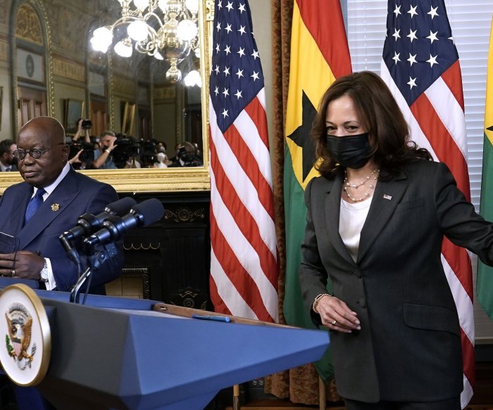 Vice President Kamala Harris visits Ghana to promote security in West Africa