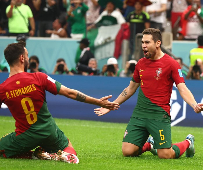Portugal routs Switzerland with Ramos hat trick