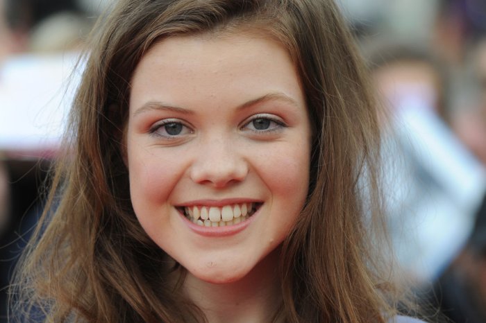 Actress Georgie Henley in 1995 (age 22). 