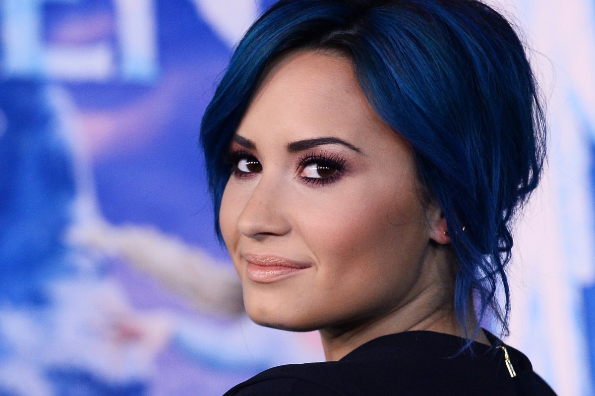 Demi Lovato bares cleavage at the iHeartRadio Music Awards 2021