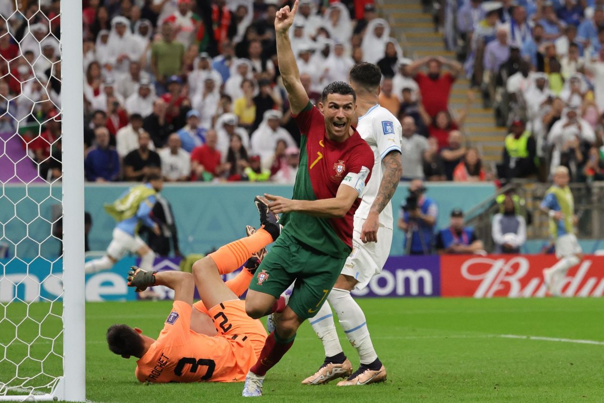 Tecnologia da Copa do Mundo contesta recorde de gols de Portugal com Ronaldo