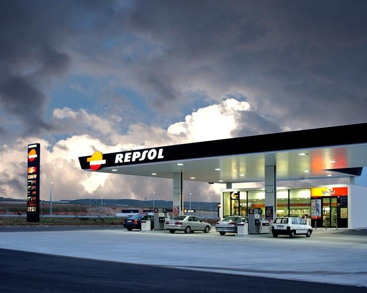 A Repsol gas station. Argentina nationalized Repsol's local energy company YPF. (Repsol Photo)