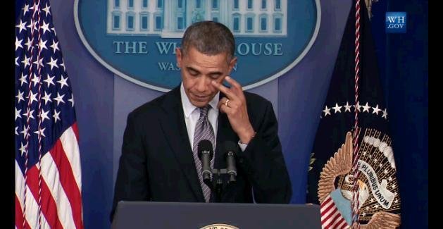 School shooting: President Obama speaks, cries [VIDEO, transcript]