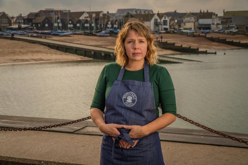 Kerry Godliman can now be seen in the British detective drama, "Whitstable Pearl." Photo courtesy of Acorn TV
