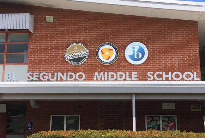 A California jury has awarded $1 million to a teen who was bullied at El Segundo Middle School after the school district failed to protect her. Photo courtesy of elsegundomiddleschool.org.