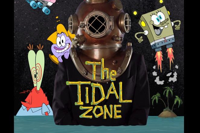 The first look poster for the upcoming "SpongeBob SquarePants" crossover event, "The Tidal Zone." Photo courtesy of Nickelodeon