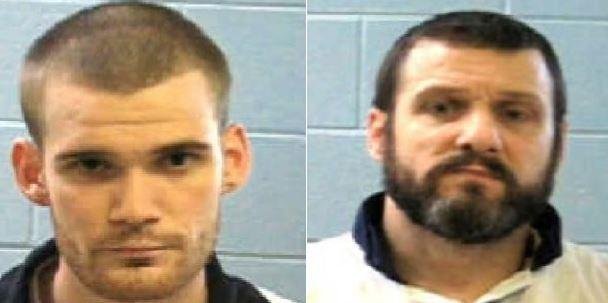 Ricky Dubose (L) and Donnie Russell Rowe (R) are targets of a manhunt in Georgia, after they escaped an outdoor work detail along Georgia's Highway 16 on Tuesday after two correctional officers were shot and killed. Photos courtesy Georgia Department of Corrections
