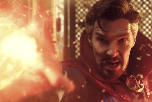 Doctor Strange (Benedict Cumberbatch) tries to save the multiverse. Photo courtesy of Marvel Studios