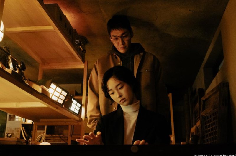 Upcoming Netflix series "Somebody," starring Kim Young-kwang and Kang Hae-lim, premiered at the Busan International Film Festival. Photo courtesy of Busan International Film Festival/Netflix