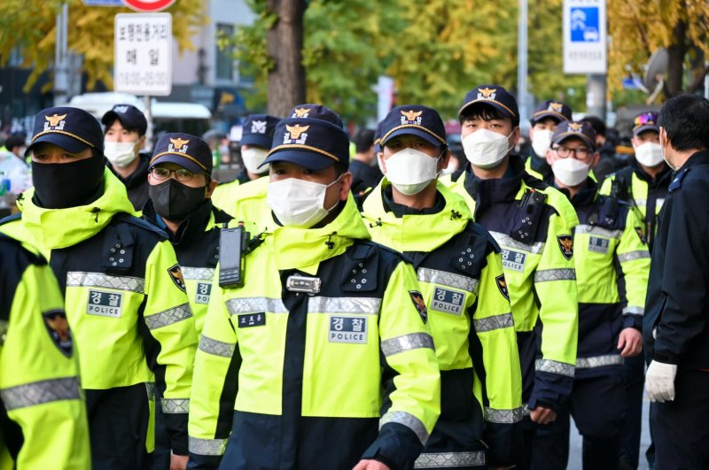 South Korea's National Police Agency announced Wednesday it would deploy hundreds of riot police for crowd control at a World Cup cheering rally in Seoul. File Photo by Thomas Maresca/UPI