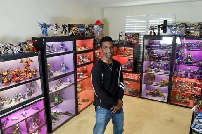 California man AJ Ard's record-breaking collection of Transformers memorabilia has grown to 5,150 pieces. Photo courtesy of Guinness World Records