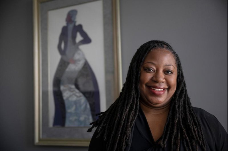 Tiffany Gary-Webb, associate dean for diversity and inclusion at the University of Pittsburgh, oversees Black Equity Coalition’s data team. Photo by Martha Rial/Kaiser Health News