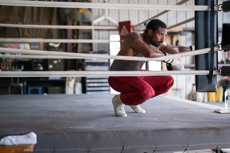 Adonis Creed (Michael B. Jordan) considers his past. Photo courtesy of Metro-Goldwyn-Mayer Pictures Inc.