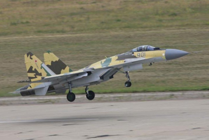 The Sukhoi Su-35 fighter is one of the aircraft types Russia is trying to sell to the Middle East. Photo by Sukhoi
