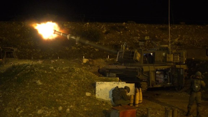 Israel fires dozens of shells at Lebanon following rocket attack