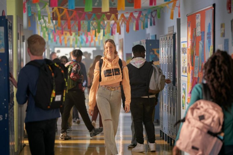 Jodi (Ava Michelle) is still the tallest girl in school in "Tall Girl 2." Photo courtesy of Netflix
