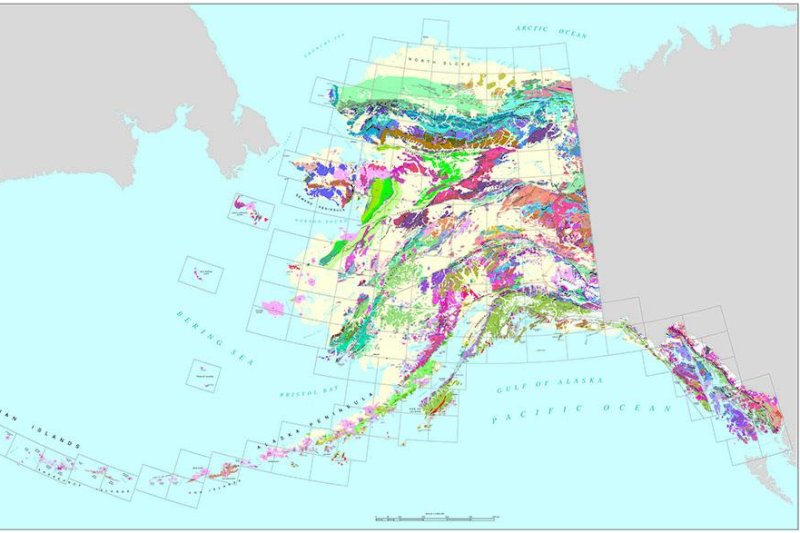USGS publishes first digital geologic map of Alaska