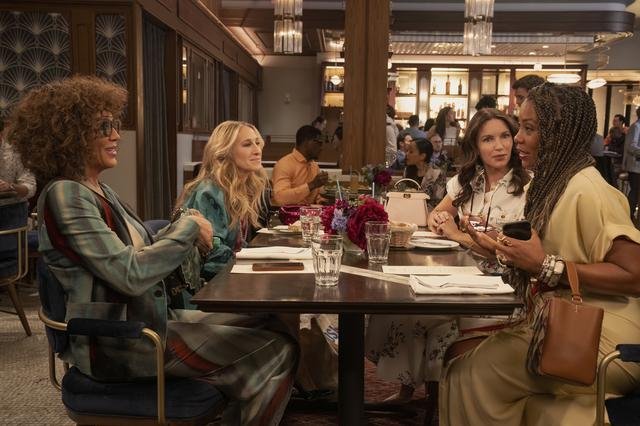 From left to right, Nicole Ari Parker, Sarah Jessica Parker, Kristin Davis and Karen Pittman return in "And Just Like That..." Season 2. Photo courtesy of Max
