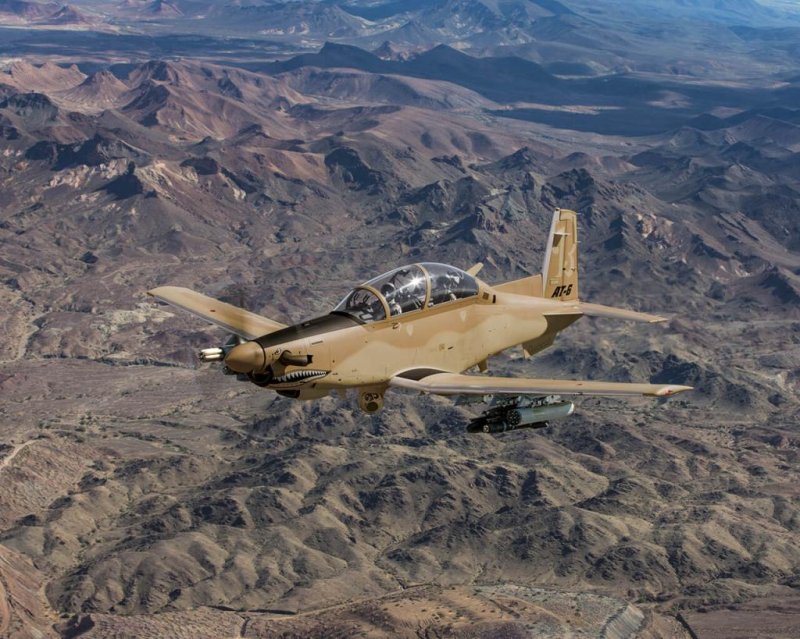 The U.S. Air Force announced it will hold a platform experiment this summer in New Mexico to explore cost-effective light attack aircraft options. Pictured, a Beechcraft AT-6 light attack aircraft. Photo courtesy of Beechcraft