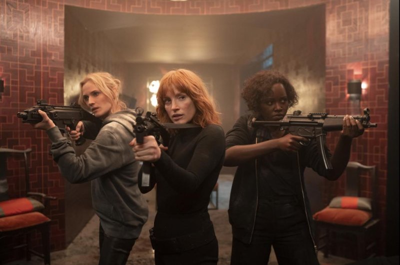 From left to right, Diane Kruger, Jessica Chastain and Lupita Nyong'o star in "The 355." Photo courtesy of Universal Pictures