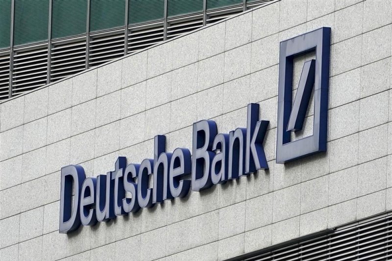 Germany's Deutsche Bank saw its shares fall about 13% on Friday after an increase in credit default swaps. File Photo by Wallace Woon/EPA-EFE