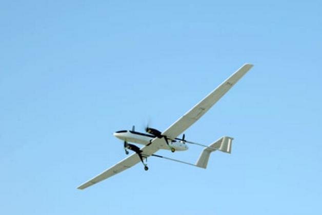 A planned Israeli-Korean joint ventue is to consider adding ship-borne vertical-takeoff-and-landing capability to the Panther, a fixed-wing AVOTL unmanned aerial vehicle made by Israel Aerospace Industries. Photo courtesy Israel Aerospace Industries