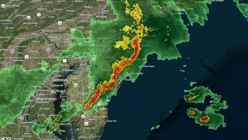 Derecho storms bears down on New England, Mid-Atlantic