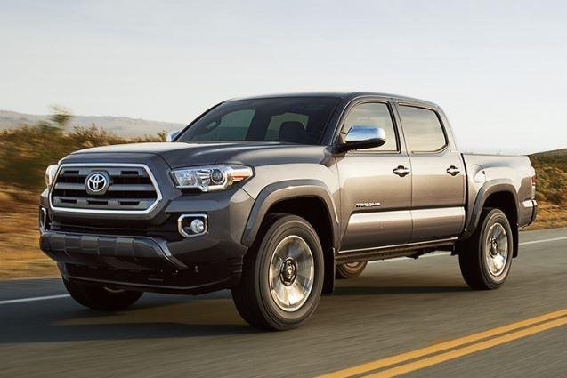 Toyota is recalling 228,000 Tacoma vehicles in the United States -- for model years 2017 (pictured) and 2016 -- over a safety issue involving the trucks' rear differential. Photo courtesy Toyota