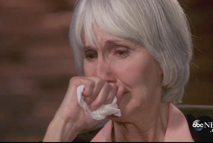 The mother of Columbine shooter Dylan Klebold, Sue Klebold, revealed she never goes a day without thinking of her son's victims. "It's very hard to live with the fact that someone you loved and raised has brutally killed people," she told Diane Sawyer in her first television interview since the 1999 attack. Screen Shot by ABC News