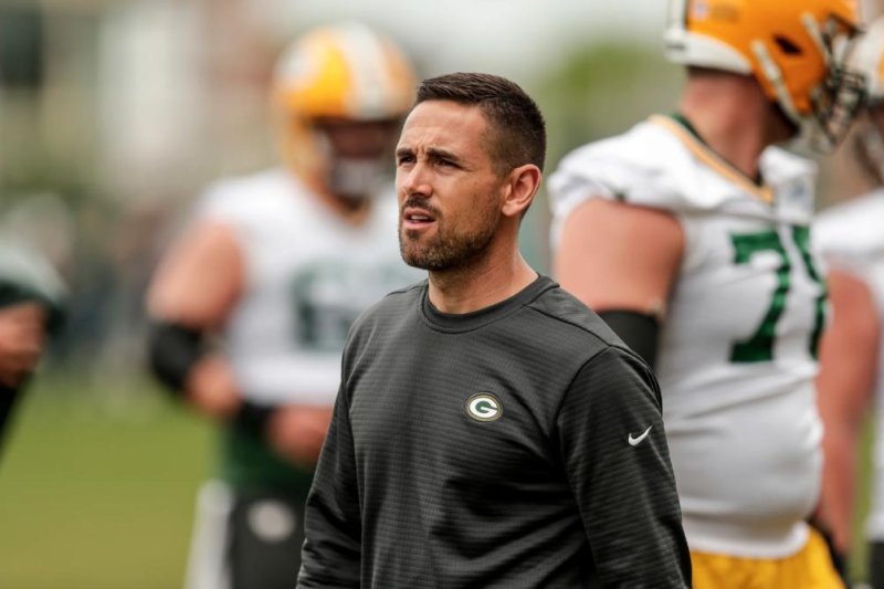 First-year Green Bay Packers coach Matt LaFleur was hired in January after serving as offensive coordinator for the Tennessee Titans. Photo courtesy of Evan Siegle/Packers.com