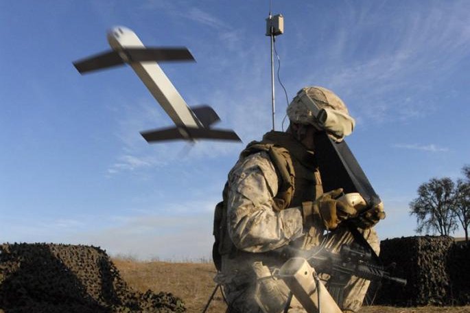 AeroVironment specializes in small unmanned aerial systems, such as this tube-launched Switchblade. Photo courtesy AeroVironment