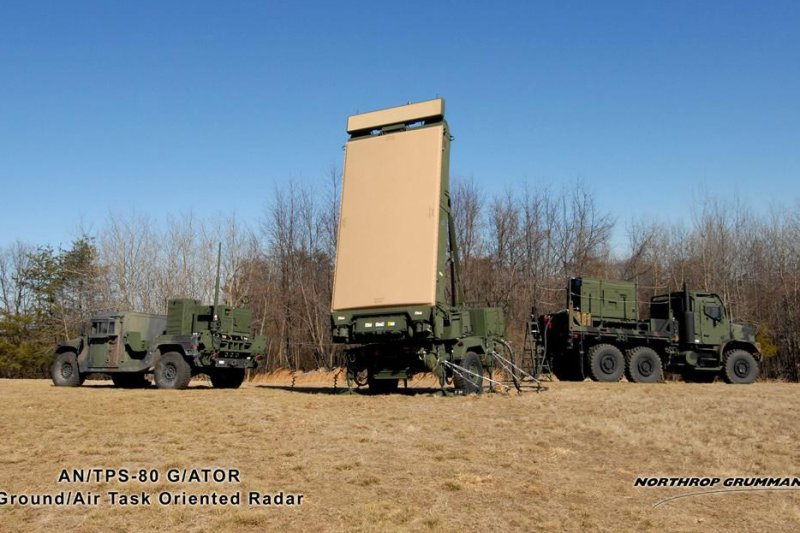 U.S. Marines are tto receive additional AN/TPS-80 G/ATOR radar systems. Northrop Grumman photo.