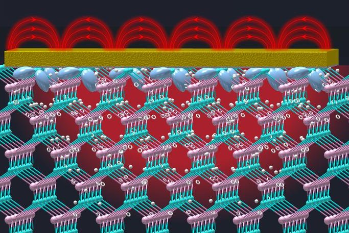 Researchers used a new light-bending technology to take advantage of semiconductor surface states and boost the wavelength conversion efficiency. Photo by Deniz Turan/UCLA