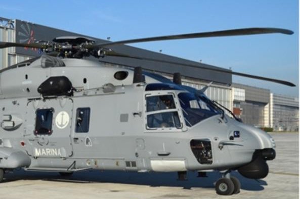 Italy's navy is set to receive 10 total NH90 Maritime - Italian Navy Tactical Transport aircraft. Photo courtesy of Leonardo