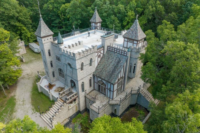 A castle for sale in Oakland County, Mich., is listed for $2.5 million. Photo courtesy of Signature Sotheby's International Realty
