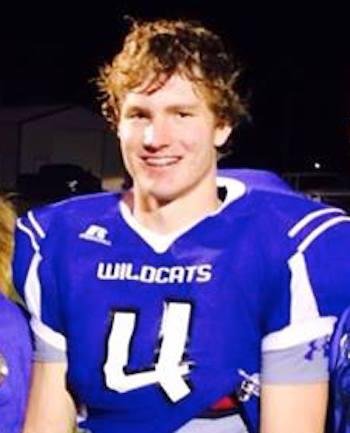 Sharon Springs, Kan., high school linebacker Luke Schemm, 17, was taken off life support and died after collapsing during a game. Photo courtesy Luke Shenn/Facebook