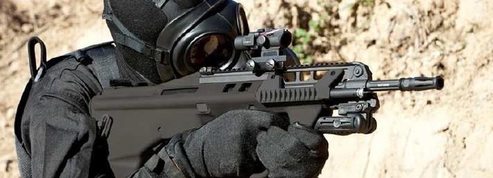 F90 assault rifles will soon be delivered to the Australian military. Photo by the Thales Group.