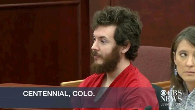 James Holmes at his March arraignment. (CBS)