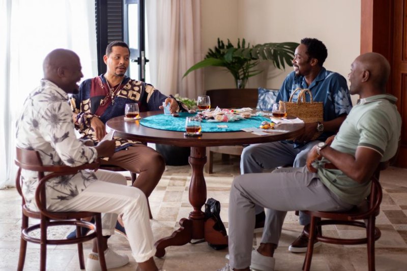 From left to right, Taye Diggs, Terrence Howard, Harold Perrineau and Morris Chestnut star in "The Best Man: Final Chapters." Photo courtesy of Peacock