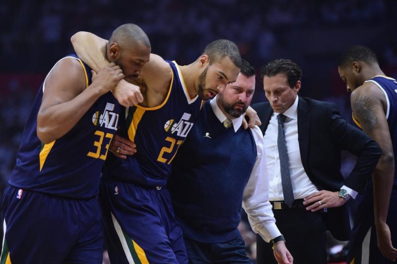 Jazz C Rudy Gobert to miss Game 2 against Los Angeles Clippers with knee injury
