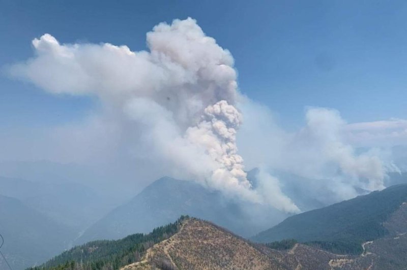 Containment for Northern California's deadly McKinney Fire -- the largest in the state this year -- rose to 10% on Thursday and crews say the blaze has now blackened close to 60,000 acres. Photo courtesy Siskiyou County Sheriff's Office